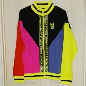 Zumba Fitness Neon Zip-Up Jacket